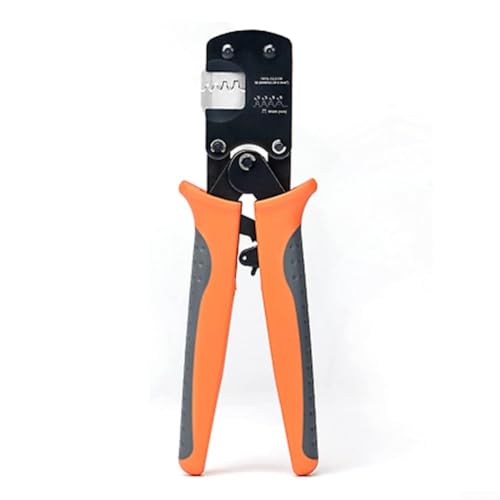 Ratschen-Crimpzange für Steckerstifte 0,03-0,52 mm² 32-20AWG, für Molex CLIK-Mate/PicoBlade, für JST SHD, TYCO D-100, ergonomischer TPR-Griff für industrielle elektrische Arbeiten Ratschen-Crimpzange für Steckerstifte 0,03-0,52 mm² 32-20AWG, für Molex CLIK-Mate/PicoBlade, für JST SHD, TYCO D-100, ergonomischer TPR-Griff für industrielle elektrische Arbeiten von HavenDomicile