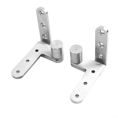 Robuste Edelstahl-Tür-Scharnier-Lösung für stark beanspruchte Bereiche mit verdecktem Design (Silber, 5 mm) von HavenDomicile