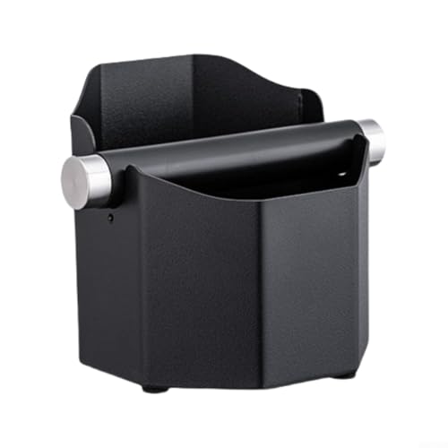 Robuste Espresso-Klopfbox mit rutschfestem Boden und abnehmbarer Stange für einfaches Kaffeemahlmanagement (rund) von HavenDomicile