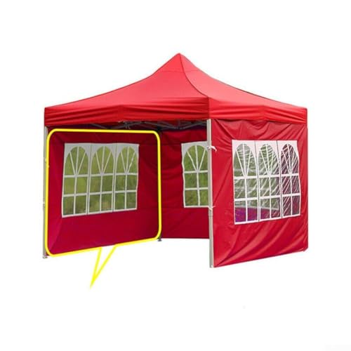 Robuste Seitenwand für Veranstaltungen im Freien, schützt vor Sonne und Regen (rot) von HavenDomicile