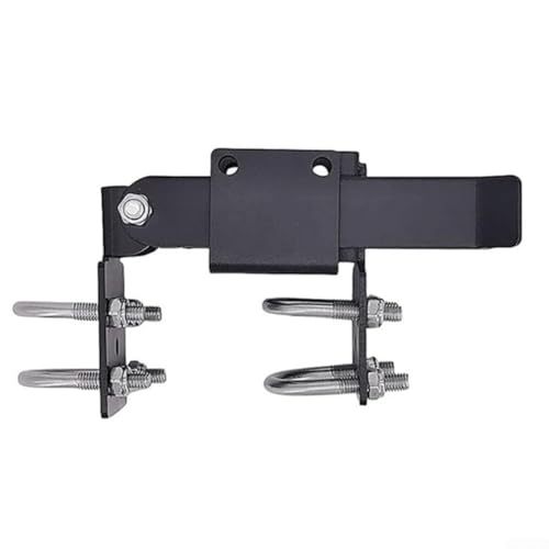 Robuster Stahl-Doppeltorriegel für Maschendrahtzaun, passend für 3,5 cm runde Rohrrahmen, unterstützt 2 15,2 bis 10,2 cm Abstand zwischen Tortüren von HavenDomicile