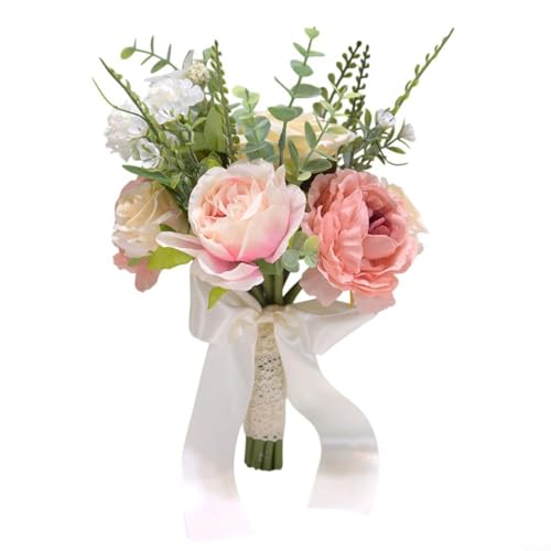 Schöne Blumensträuße im koreanischen Stil verschönern Ihre Fotografie mit bunten Blumenarrangements für Hochzeiten und Partys (Rosa) von HavenDomicile
