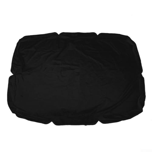 Schützen Sie Ihren Garten für Schaukel mit einem Ersatzdach für 2- und 3-Sitzer (schwarz, 142 x 120 x 18 cm) von HavenDomicile