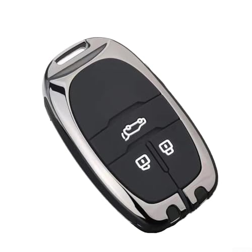Secure Key Fob Cover Shell for LDV D90 3 Buttons, Zinc Alloy Construction with Key Ring von HavenDomicile