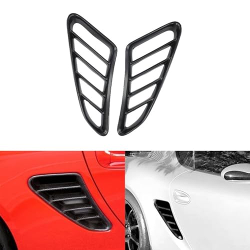 Seitenlüftungsk Lufteinlassabdeckung für Porsche für Boxster 987 2005 2012 aus echter Kohlefaser für leichte, stabile und kratzfeste Nutzung Seitenlüftungsk Lufteinlassabdeckung für Porsche für Boxster 987 2005 2012 aus echter Kohlefaser für leichte, stabile und kratzfeste Nutzung von HavenDomicile