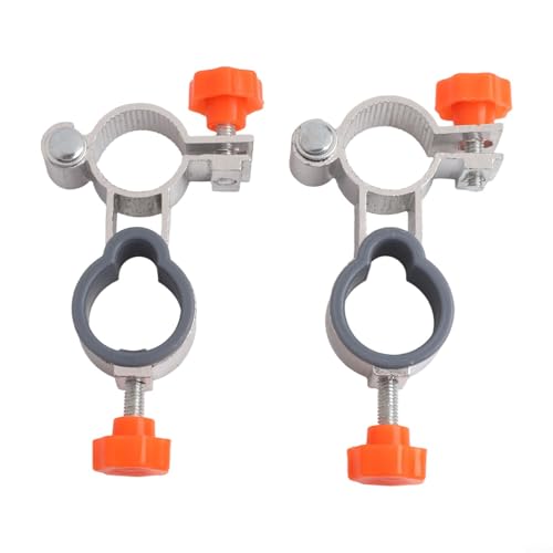 Set mit 2 Aluminium-Clip-On-Halterungen für Gartenstuhl-Schirmhalter, kompatibel mit 25 mm Stuhlrohren für Terrasse und Balkon (nicht faltbar) von HavenDomicile