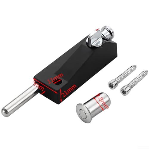 Türschloss aus Zinklegierung mit verdecktem Diebstahlschutz und reibungslosem Druckfederbetrieb, kompatibel mit mehreren Türtypen (F) von HavenDomicile