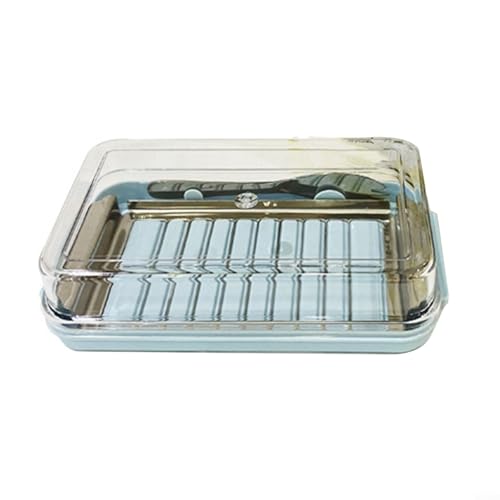 Unzerbrechlicher Butterschneider mit elegantem Etui für stilvolle Küchen-Präsentation (blauer Boden) von HavenDomicile