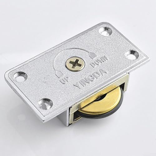 Up and Down Rail Pulley Wheel for Sliding Wardrobe Doors Made of Plastic and Stainless Steel with Bearing Mechanism (C) von HavenDomicile