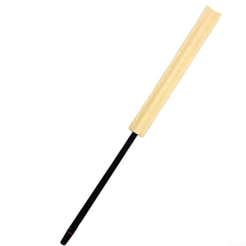 Vereinfachte Wartung der Flöte mit Reinigungstuch und flexiblem Silikonstab (gelb) von HavenDomicile