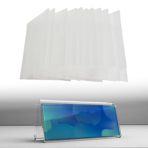 Vtype Acryl-Displayhalter für Visitenkarten und Tischnummern in Konferenzeinstellungen, 10 Stück (13 x 9 cm) von HavenDomicile