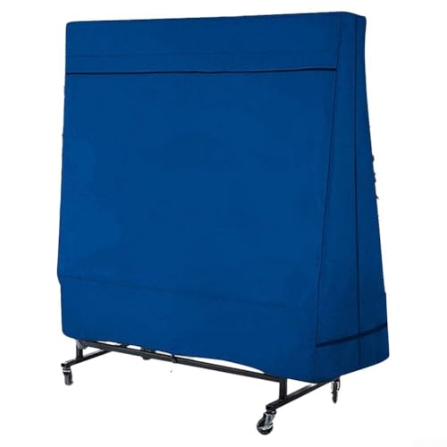 Wasserdichte Abdeckung für Outdoor-Tischtennisplatte, mit zwei Reißverschlüssen, Maße: 160 x 160 x 85 x 36 cm, wesentlicher Schutz von HavenDomicile