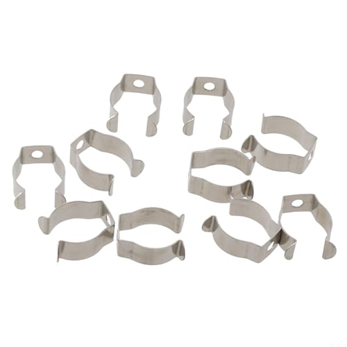 Werkzeugfeder-Clips mit schmaler Basis, 10 Stück, für robuste Werkzeugaufbewahrung und Organisation, aus Manganstahl für Garagen, Schuppen, Schränke und Terrassen (19 mm) von HavenDomicile