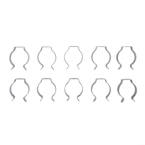 Werkzeugfeder-Clips mit schmaler Basis, 10 Stück, für robuste Werkzeugaufbewahrung und Organisation, aus Manganstahl für Garagen, Schuppen, Schränke und Terrassen (25 mm) von HavenDomicile