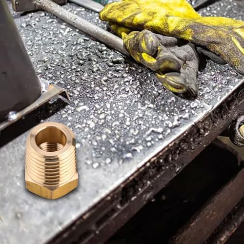 Zuverlässiger Messingrohr-Reduzierstück 1/4 NPT männlich auf 1/8 NPT Innengewinde von HavenDomicile