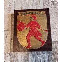 Wilhelmshavener Friese Wilhelmshaven Wandbild Wappen von HavenTroedel