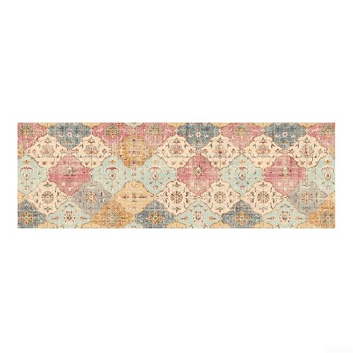 Bodenmatte, wasserdicht, rutschfest, 45,7 x 71,1 cm, waschbar, rutschfest, Badezimmerteppich für Zuhause, Küche, Bad, Sicherheit, Komfort (rot) von HavenlyCove