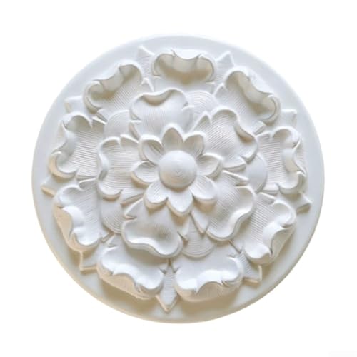 Deckenlampe Panel PU für Wand und Decke Dekor in Weiß Finish mit zwei Größen Optionen 24x24cm und 48x48cm(24cm) von HavenlyCove