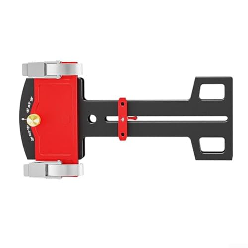 Führungsschiene Vierkant für Kettensägen verstellbar mit 11 Winkelanschlägen von -60° bis 60°, leichtes Aluminiumlegierungsdesign für den professionellen und Heimwerkergebrauch von HavenlyCove