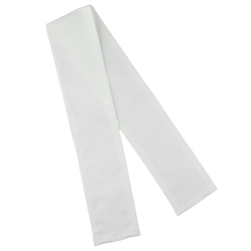 Heizkörper-Staubschutz für MagnetFix, Baumwoll-Leinen-Stoff, magnetisch, dekoratives Heizkörper-Pad, weiß, 40–200 cm Länge, 10 cm Breite, für Heizgeräte zu Hause (100 cm) von HavenlyCove