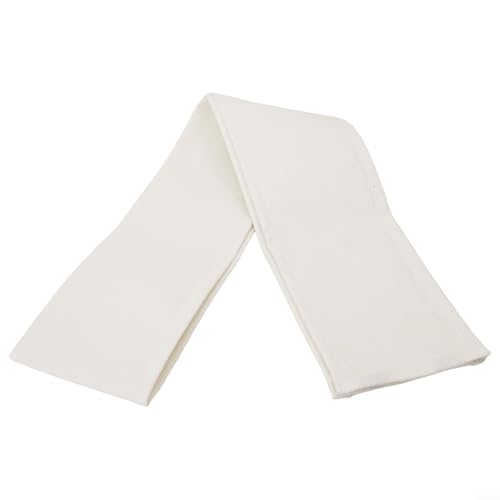 Heizkörper-Staubschutz für MagnetFix, Baumwoll-Leinen-Stoff, magnetisch, dekoratives Heizkörper-Pad, weiß, 40–200 cm Länge, 10 cm Breite, für Heizgeräte zu Hause (120 cm) von HavenlyCove