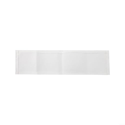 Heizkörper-Staubschutz für MagnetFix, Baumwoll-Leinen-Stoff, magnetisch, dekoratives Heizkörper-Pad, weiß, 40–200 cm Länge, 10 cm Breite, für Heizgeräte zu Hause (40 cm) von HavenlyCove