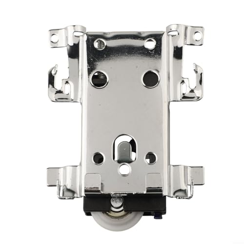 Schiebetürrolle, alte Holztürrolle, mit Nylonrad und Eisenschale für Kleiderschrank, Schrank, seitliche Montage (nächste Runde) von HavenlyCove