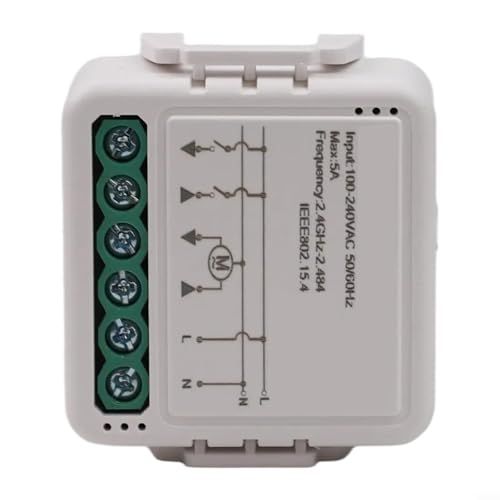 Smart Curtain Switch Modul für Tuya Smart-Life App für Rollos und Rollläden, 2,4 GHz WiFi Sprachsteuerung für Alexa für Google Home (zigbe) von HavenlyCove