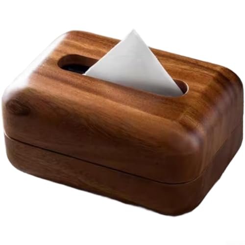 Taschentuchbox aus Holz mit magnetischem Deckel, modernes minimalistisches Design für Couchtisch und Schreibtisch, Walnussholz-Finish, Massivholzkonstruktion Taschentuchbox aus Holz mit magnetischem Deckel, modernes minimalistisches Design für Couchtisch und Schreibtisch, Walnussholz-Finish, Massivholzkonstruktion von HavenlyCove