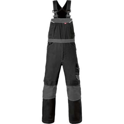 Latzhose Attitude, schwarz/kohle-grau, Größe 54 von Havep