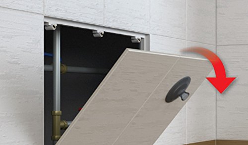 Revisionstür Revisionsklappe magnetisch befliesbar : 400 x 400mm von Havos