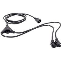 HAWA 1008272 Kaltgeräte Y-Kabel Schwarz 2.35m von Hawa