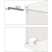 Hawa - Clipo 36 hm is Schiebetürbeschlag Innenfront, 1-türig Hawa - Clipo 36 hm is Schiebetürbeschlag Innenfront, 1-türig von Hawa