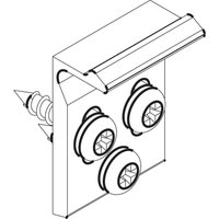 Hawa - Multifold 30/W Türzuhalter Schiebetürbeschlag zum Verriegeln von Falttüren Hawa - Multifold 30/W Türzuhalter Schiebetürbeschlag zum Verriegeln von Falttüren von Hawa