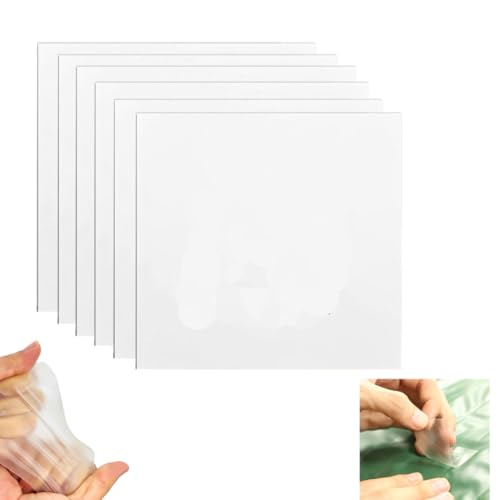 Hawfund Aufblasbares Flicken-Reparaturset – 6 Stück Selbstklebende, wasserdichte TPU-Reparaturflicken, 3.5 x 3.5 Zoll, transparente Vinyl-Reparaturflicken für aufblasbare Pools, Schwimmringe und mehr Hawfund Aufblasbares Flicken-Reparaturset – 6 Stück Selbstklebende, wasserdichte TPU-Reparaturflicken, 3.5 x 3.5 Zoll, transparente Vinyl-Reparaturflicken für aufblasbare Pools, Schwimmringe und mehr von Hawfund