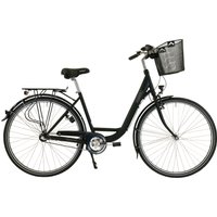 HAWK Bikes Cityrad "HAWK City Wave Premium Plus Black", 3 Gang, Shimano, Nexus Schaltwerk von Hawk Bikes