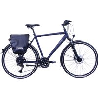 HAWK Bikes Trekkingrad "Trekking Gent Deluxe Plus Ocean Blue", 20 Gang, Shimano, Shimano CUES Schaltwerk, für Herren von Hawk Bikes