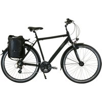 HAWK Bikes Trekkingrad "HAWK Trekking Gent Premium Plus Black", 24 Gang, microSHIFT von Hawk Bikes