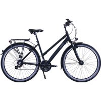 HAWK Bikes Trekkingrad "HAWK Trekking Lady Premium Black", 24 Gang, microSHIFT von Hawk Bikes