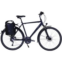 HAWK Trekkingrad »Deluxe Plus«, 28 Zoll, 27-Gang, Herren - blau von Hawk