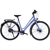 HAWK Trekkingrad »Super Deluxe«, 28 Zoll, 8-Gang, Damen - blau von Hawk