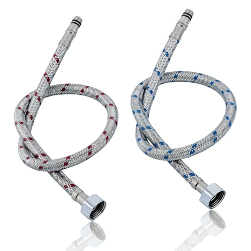 2 Stück Anschlussschlauch Armatur G3/8, Edelstahl Panzerschlauch Verlängerung 60 Cm, Wasserhahn Schlauch Für Wasseranschluss Küche, Flexibler Wasserschlauch Wasserhahn Küche 2 Stück Anschlussschlauch Armatur G3/8, Edelstahl Panzerschlauch Verlängerung 60 Cm, Wasserhahn Schlauch Für Wasseranschluss Küche, Flexibler Wasserschlauch Wasserhahn Küche von Hawpasy