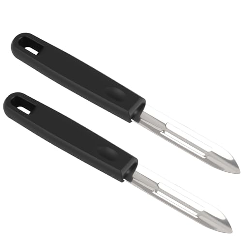 2PCS Sparschäler Gemüseschäler Kartoffelschäler Mit Ergonomischem Rutschfestem Griff, Multifunktionsschäler Für Schäler Gemüse, Karotten, Gurken, Obst, Praktischer Küchenhelfer Profi-Schäler von Hawpasy