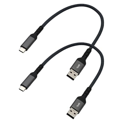 Hawpasy 2 PCS USB C Kabel 30cm Kurz, USB C auf USB A Kabel, Schnellladekabel USB C auf A, USB USB C Kabel, C Datenkabel für Tablet, PC, Auto, Powerbank, Schwarz Hawpasy 2 PCS USB C Kabel 30cm Kurz, USB C auf USB A Kabel, Schnellladekabel USB C auf A, USB USB C Kabel, C Datenkabel für Tablet, PC, Auto, Powerbank, Schwarz von Hawpasy