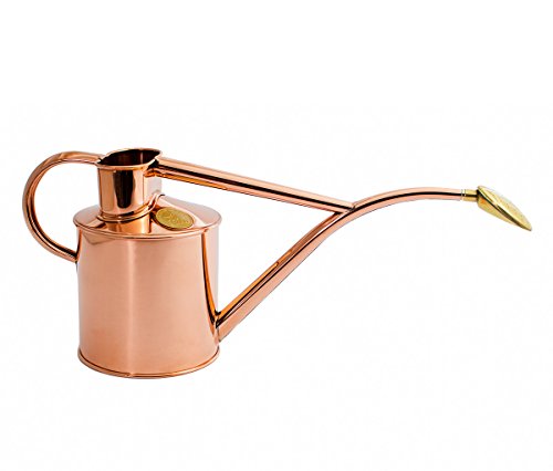 The Rowley Ripple Two Pint Watering Can Haws Zimmer Gießkanne 1 Liter (Copper-Kupfer) von Haws