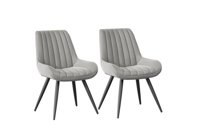 HawthyHome Esszimmerstuhl bequeme Polsterstühle Küchenstuhl (2 St), mit Rückenlehne und Metallbeine von HawthyHome