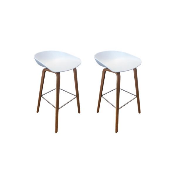 2er-Set About a Stool Barhocker weiß von Hee Welling, Hay von Hay