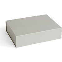 Aufbewahrungsbox Colour Storage mit Deckel grey M von Hay