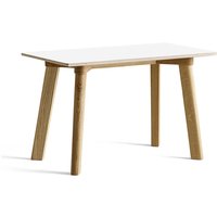 Bank CPH Deux 215 water-based laquered oak pearl white 200 cm L von Hay