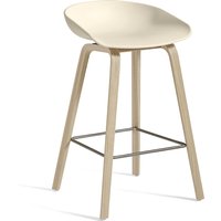 Barhocker About A Stool AAS32 Soaped Oak melange cream 2.0 75 cm H von Hay